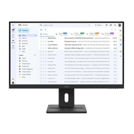 LENOVO ThinkVision E27-40 27' FHD IPS Monitor 1920x1080 16:9 4ms 100Hz Anti-glare Tilt Swivel Pivot Height Adjust VGA DP HDMI
