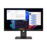 LENOVO ThinkVision T27UD-40 27' UHD USB-C Dock Monitor 4K 3840x2160 16:9 Height Adjustable Tilt Swivel Pivot 100W PD 3xUSB3.2