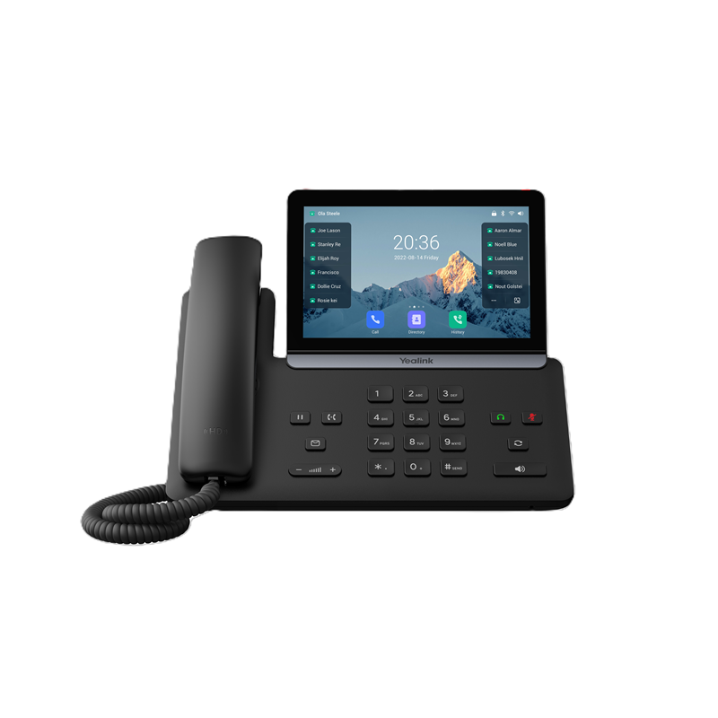 Yealink SIP-T88W IP Phone, 7' Touchscreen, Android 13, HD Voice, Bluetooth 5.0, Wi-Fi 6, Dual USB, PoE,  Optional BTH88 Hands