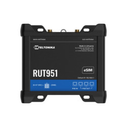 Teltonika RUT951 Industrial PoE  Cellular Router, 4G LTE (Cat 4), Dual SIM,WI-FI, Automatic WAN Failover, PSU included