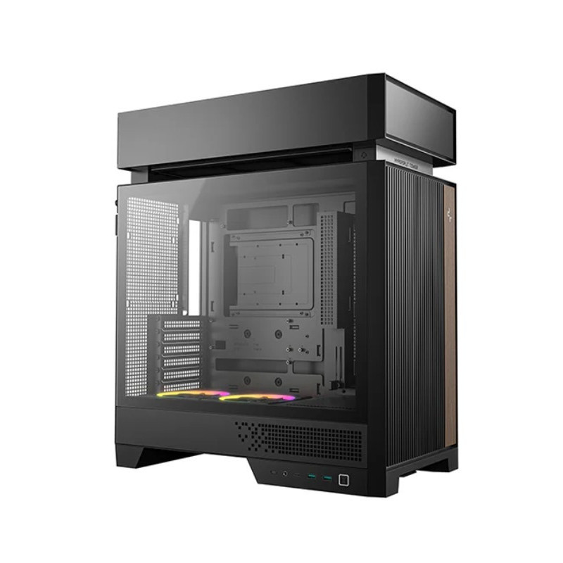 DeepCool CL660 Innovative Compartmentalized Optimized ATX Case. Pre-installed Dual ARGB Fans, Build-in Atmosphere