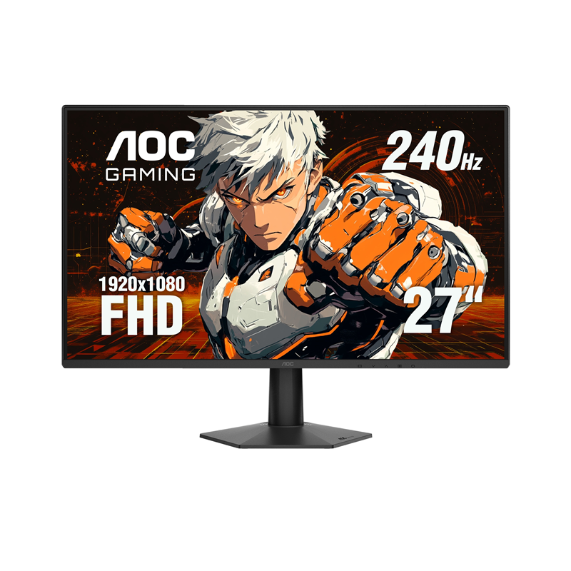 AOC 27G50Z, 27', IPS, FHD 1920x1080, 240Hz, 0.5ms, 300nits, DisplayPort 1.4, HDMI 2.0, VESA mount