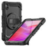 USP Rugged Samsung Galaxy A11/ Tab A9 (8.7') Case Black - Built-in-Kickstand, Hand & Shoulder Strap, DropProof,5 Years Warran