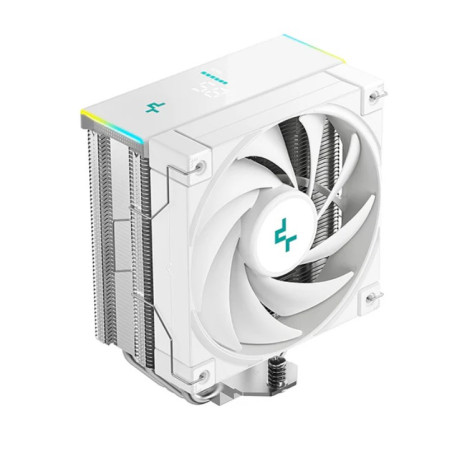 DeepCool AK400 DIGITAL SE WH CPU Cooler, Status Display, ARGB LED Strips, 4x Heat Pipe Intel LGA1851/1700/1200/1151/1150/1155
