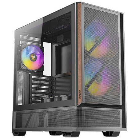 Antec P30 ARGB Mid Tower, 478×222×465 mm, Steel Plastic Wood, ATX/mATX/ITX, 4mm TG, 2xUSB3.0, Type-C, 7 slots, 2/1×3.5'/