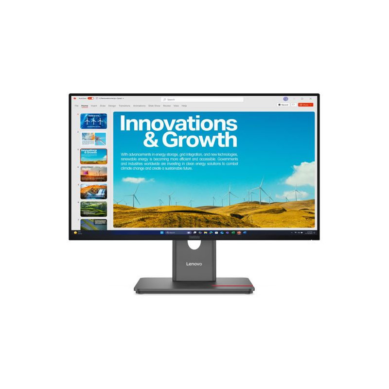 LENOVO ThinkVision P24qd-40 23.8'/24' QHD IPS Monitor 2K 2560x1440 16:9 Height Adjustable Tilt Swivel Pivot HDMI USB-C DP1.4 