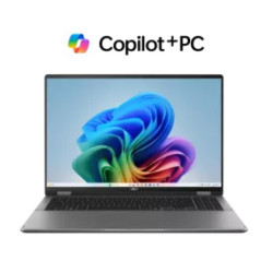 ASUS VivoBook 16 Flip 16' Notebook Intel Core Ultra 7 258V DDR5X 32GB 1TB SSD Grey Win 11 Pro Copilot  PC 1Y Warranty