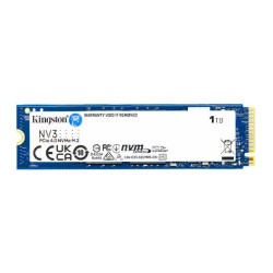 Kingston SNV3S NV3 1TB PCle 4.0x4 NVMe M.2 2280 SSD 6000/4000MB/s compaitible Notebook and SFF 5Y Limited