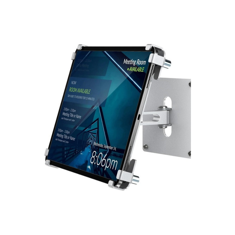 USP Universal Anti-Theft iPad & Tablet Wall Mount - Silver, 360° Rotation, Firts 9.7' to 13',Perfect for iPad & Galaxy Tab, 