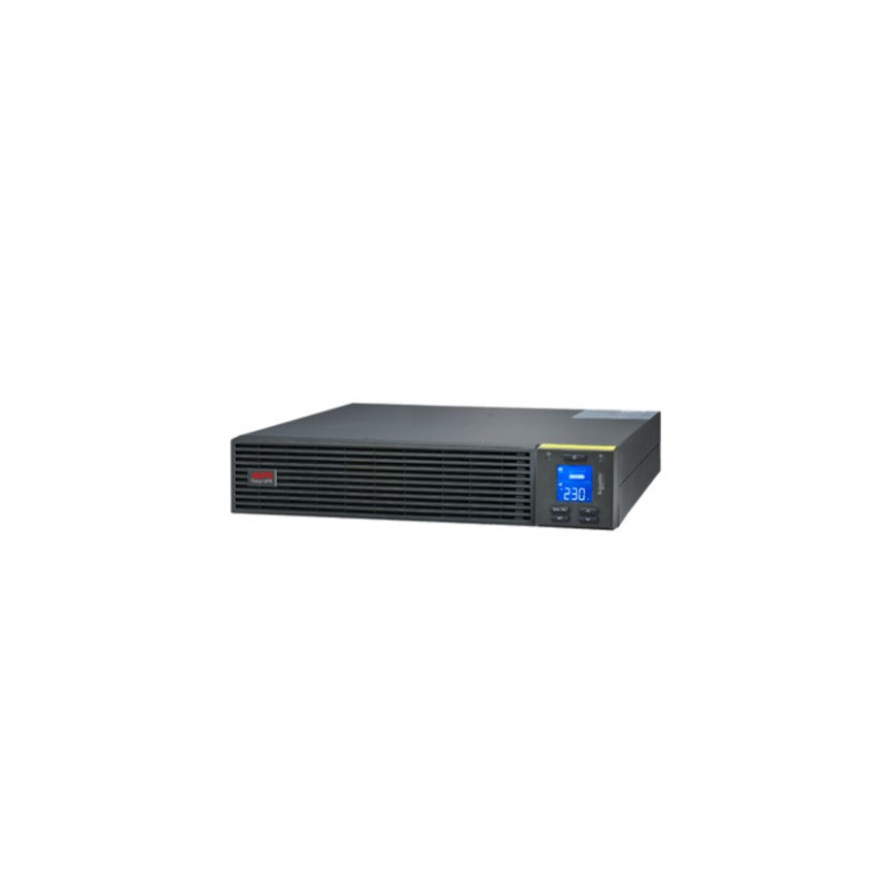 APC Easy UPS 3000VA/2700W Online UPS, 2U Rackmount, 230V/16A Input, 1x IEC C19& 6x IEC C13 Outlets, Lead Acid Battery, W/ Rai
