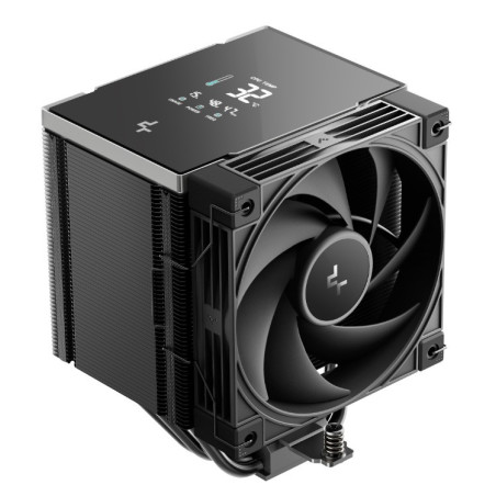 DeepCool AK500 G2 DIGITAL NYX AI Dynamic Adjustment CPU Cooler, Digital Display, 5 Heat Pipes, 4-pin PWM, Intel LGA1851/1700/
