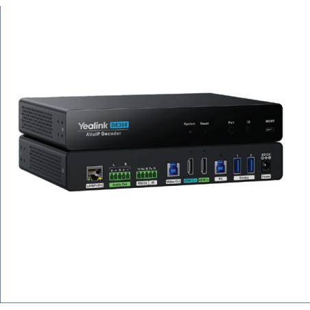 YealinkDE300,AV over IP, 4K@60Hz4:4:4,USB 3.0 capture for MTR,Seamless 2x2 Video Matrix Switching,Multiple USB Connectivity,H