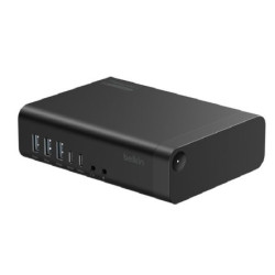 Belkin Connect Universal 16-Port Triple Display USB-C Dock - Black(INC029auBK),140W PD, 10Gbps, DisplayLink, Universal Compat
