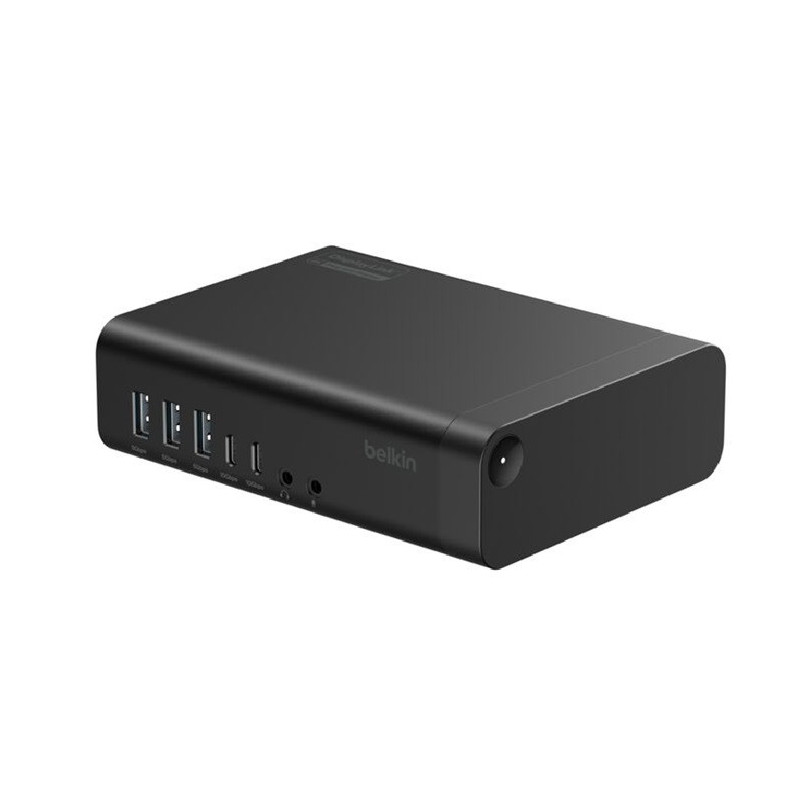 Belkin Connect Universal 16-Port Triple Display USB-C Dock - Black(INC029auBK),140W PD, 10Gbps, DisplayLink, Universal Compat
