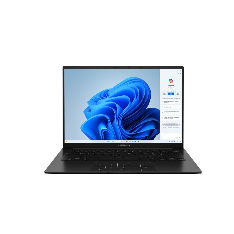 ASUS Zenbook 14 14' WUXGA OLED Notebook AMD Ryzen R7-445 DDR5 32GB 1TB SSD Black Win 11 Home 1.2kg  1Y Warranty