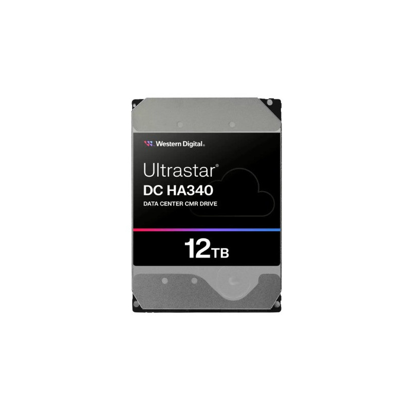 Western Digital 0B47063 Ultrastar DC HA340 Data Center 3.5' SATA HDD - 12TB Read/Wright 150/465 IOPS SATA 267MB/s 7200 RPM WU