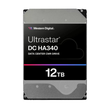 Western Digital 0B47063 Ultrastar DC HA340 Data Center 3.5' SATA HDD - 12TB Read/Wright 150/465 IOPS SATA 267MB/s 7200 RPM WU
