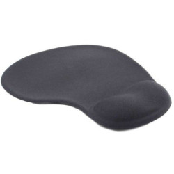 Brateck Mouse Pad with Gel Wrist Rest Black