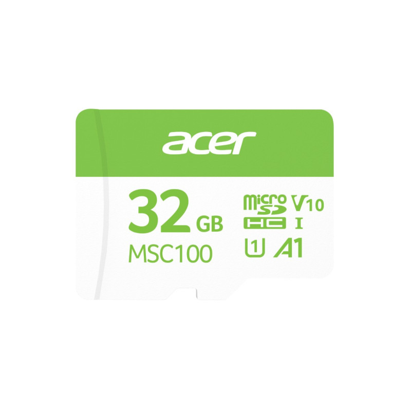 Acer MSC100-32GB microSD Express Read & Write Speed up to 100 MB/s & 10 MB/s BL.9BWWA.335