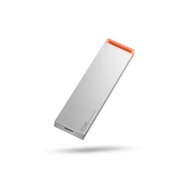 Lenovo PS8S 2TB External Portable SSD ~1050MB/s USB3.2 Gen2 USB-C Stylish Metal Body Lightweight 40g Durable for PC MAC PS4 X