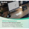 Yealink WH64 Dual Workstation, Yealink WH64 Workstation is an industry-leading DECT wireless headset with dual/single-ear opt