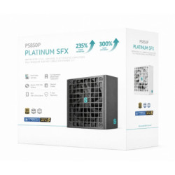 DeepCool PS850P 850W Gamer Storm SFX12V V4.1 & ATX12V V3.1M Full Japanese Electroyltic Capacitors, Cybenetics Platinum/PPLP 1