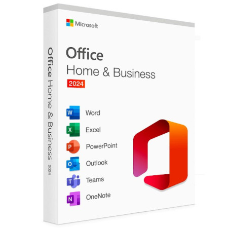 Microsoft Office Home & Business 2024 English APAC Medialess Retail New. Includes Word, Excel, PowerPoint, Outlook for PC and