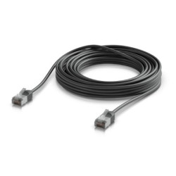 Ubiquiti UniFi Premium Patch Cable Outdoor, 8M,Black,Ultra-Thin, Rugged, Shielded Patch, Optimized, Perform Harshest Environm