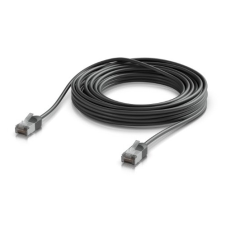 Ubiquiti UniFi Premium Patch Cable Outdoor, 8M,Black,Ultra-Thin, Rugged, Shielded Patch, Optimized, Perform Harshest Environm