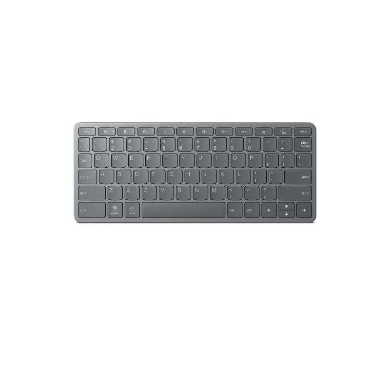 Lenovo Multi-Device Wireless Keyboard - (ZG38C05811), Connect upto 3 devices, Convenient & Comfort typing, Flexible connectiv