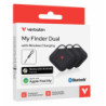 **ON SPECIAL** Verbatim My Finder Dual Channel Wireless Charging 3 Pack - Black