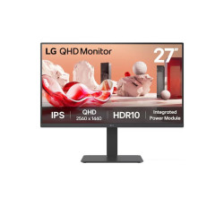 LG 27' UHD 4K IPS Monitor, 3840x2160, 3-side Virtually Borderless, DCI-P3 90%, HDR10, LG Switch