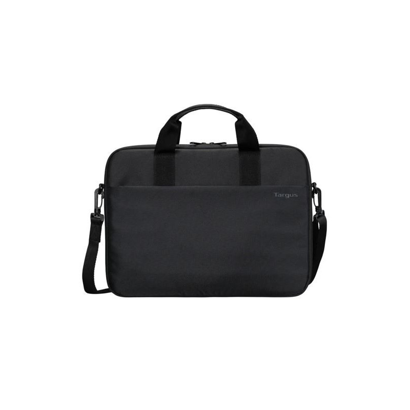Targus 15'-16' Intellect® Slim Briefcase Zippered padded front pocket Removable adjustable shoulder strap carry handles wate