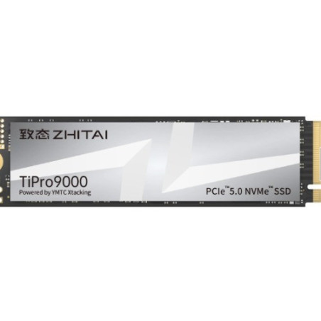 YMTC ZhiTai TiPro9000 SSD 1TB M.2 2280 YMTC Xtacking 4.0  TLC Chip PCle Gen 5 X 4.0 14,900MB/s 13,500MB/s R/W 600 TBW 5Y warr