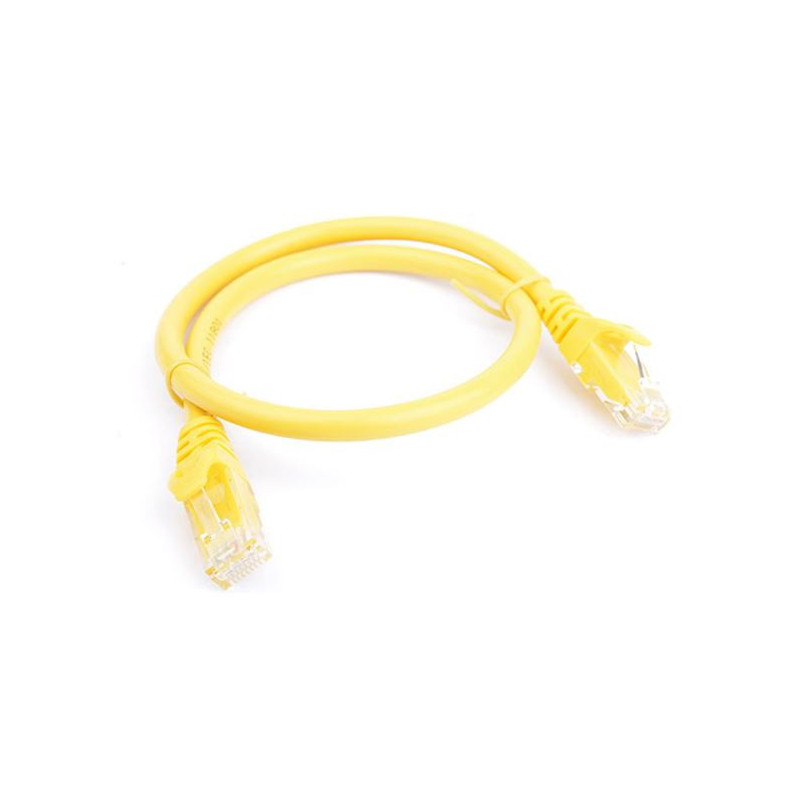 8Ware CAT6 Cable 0.25m - Yellow Premium RJ45 Ethernet Network LAN UTP Patch Cord 26AWG CU Jacket