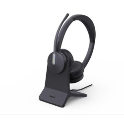 Yealink BH70 Bluetooth Wireless Dual Headset with Stand Teams USB-C/A, 3 mic noise cancellation Talk time up to 35h BT51 C Do