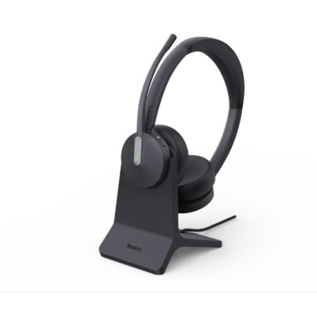 Yealink BH70 Bluetooth Wireless Dual Headset with Stand Teams USB-C/A, 3 mic noise cancellation Talk time up to 35h BT51 C Do
