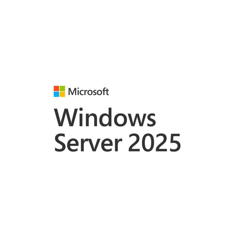 Microsoft Windows Server 2025 CAL English 1pk DSP OEI 1 Clt User CAL No Refund, No Downgrade