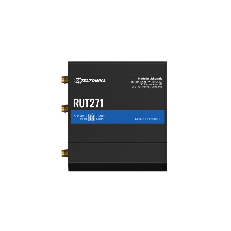 Teltonika RUT271 Redcap 5G Router, Instant LTE Failover, Backward Compatible with 4G LTE Cat 4, Low Latency, High Capacity, P