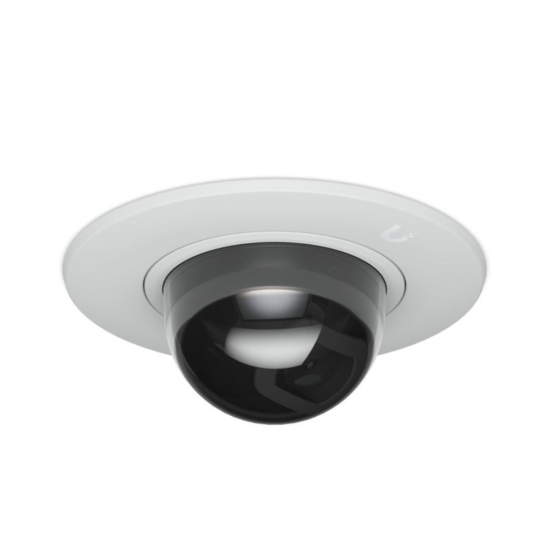 Ubiquiti G5 Dome Camera Ultra Flush Mount,White, Accessory For Recessed Instal Into A Wall/Ceiling With Smoked Bubble Enhance