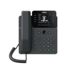 Fanvil V62W Prime Business Phone 2.8-inch color screen □√ Support audio codec G.722 and Opus, HD audio 6-way Audio confer