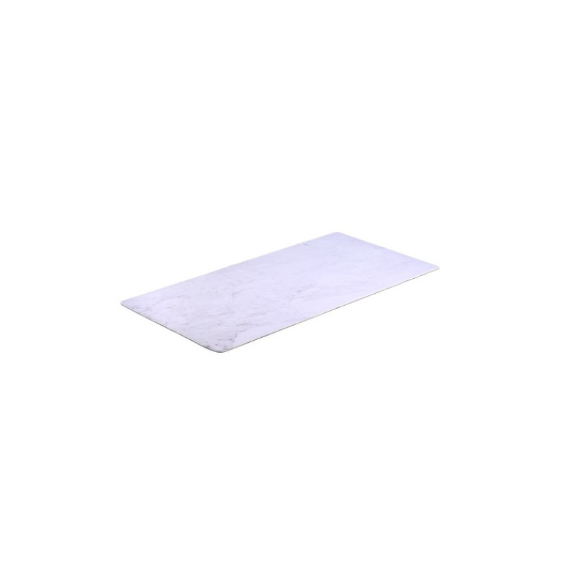 Brateck MP10-1 800mmx400mm Stylish Desk Pad Marbled White, 800x400x4mm, reduces resistance and ensure easy mouse movements (L