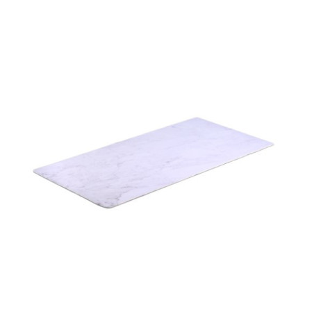 Brateck MP10-1 800mmx400mm Stylish Desk Pad Marbled White, 800x400x4mm, reduces resistance and ensure easy mouse movements (L