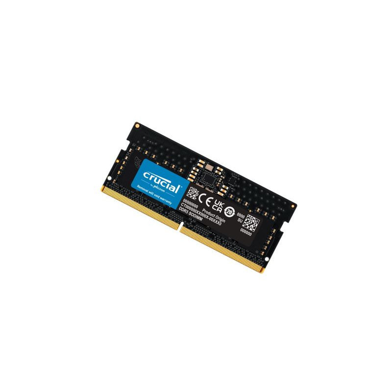 Crucial 16GB (1x16GB) DDR5 SODIMM 5600MHz CL46 Notebook Laptop Memory