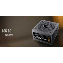 Antec CSK550DC 80  Bronze 2x PCIE 5.1, Continuous Power, DC to DC, Flat Cables, 5Yrs Warranty. CircuitShield, Thermal,Reliabl