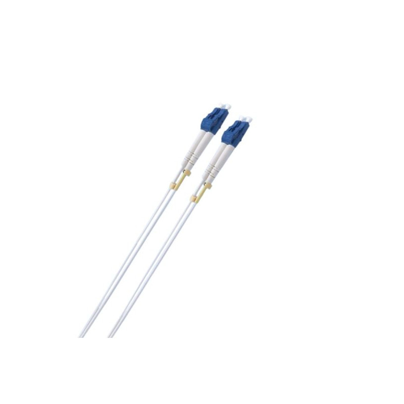 8ware 3m LC-LC OS2 Single Mode Dual-Core Fibre / Fiber Optic Cable UPC Duplex Armoured Low Smoke Zero Halogen (LSZH) Jacket W