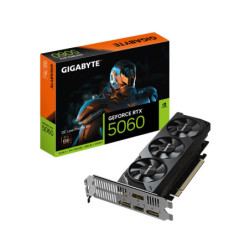 Gigabyte GeForce RTX™ 5060 OC Low Profile 8G, 2512 MHz, CUDA 3840, 28 Gbps, GDDR7, 128 bit, PCI-E 5.0, PSU 450W, DisplayPor