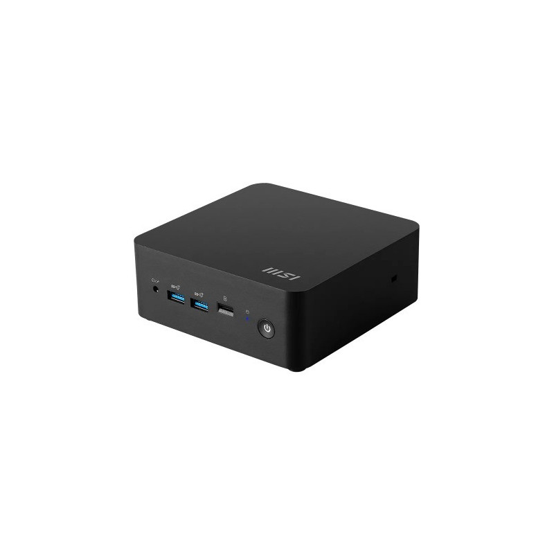 MSI Cubi NUC AI 1UMG-013BAU Mini PC Black Barebone Core Ultra 5 125H 2x Thunderbolt 4 2x HDMI 2x Intel® I226V (2.5G) Wi-Fi 6