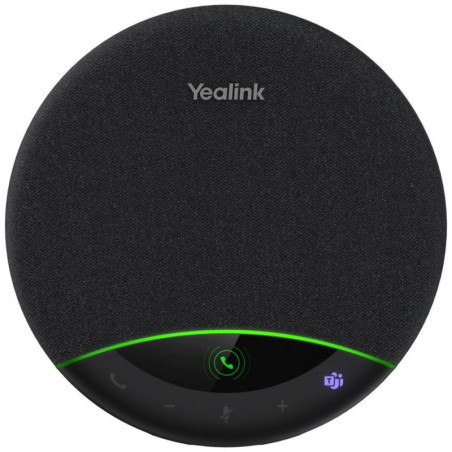 Yealink SP96 USB-C/A,AI Noise Cancellation,6 Mic for 5m All-round Voice Pick Up,65 mm Bluetooth Wireless Speaker,Full Duplex 