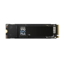 Samsung 990 EVO Plus 1TB PCIe Gen5 NVMe SSD 7150MB/s 6300MB/s R/W 850K/1350K IOPS 600TBW 1.5M hrs V-NAND TLC AES 256-bit Encr